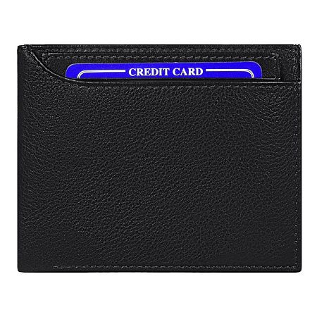 Кошелек с картхолдером для кредитных карт Leather Dream из нат. кожи, черный