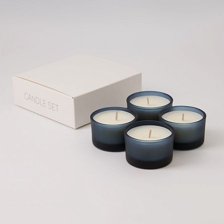 Набор ароматических свечей Сенто (Sento), синий