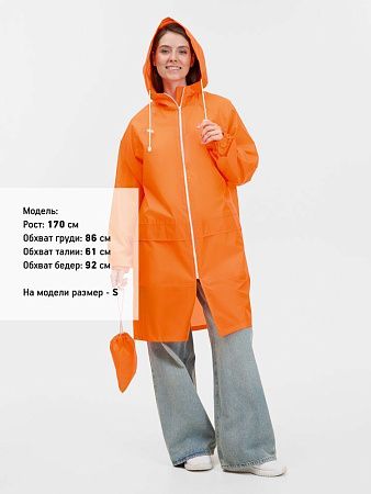Дождевик Rainman Zip Pro, оранжевый неон, размер S