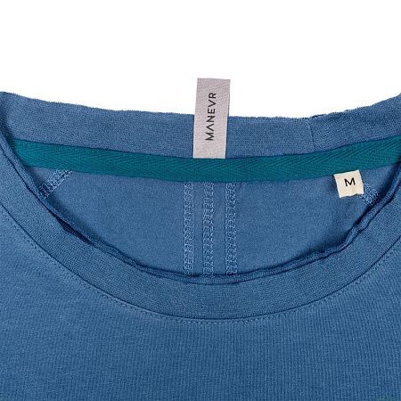 Футболка унисекс Vozduh 1.0, синяя, размер S