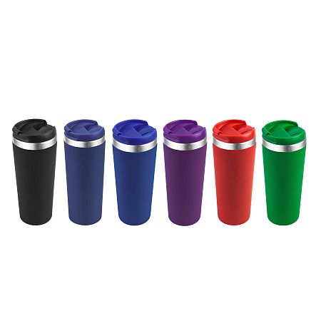 Термокружка KOMO SOFT COLOR 420мл. Красная 6060.03