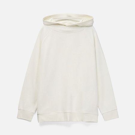 Худи унисекс H5, молочно-белое, размер M/L