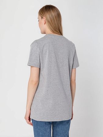 Футболка унисекс T-Bolka 160, серый меланж, размер 5XL