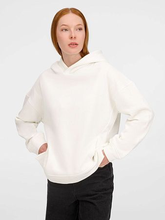 Худи оверсайз унисекс Tolla, молочное, размер XS/S