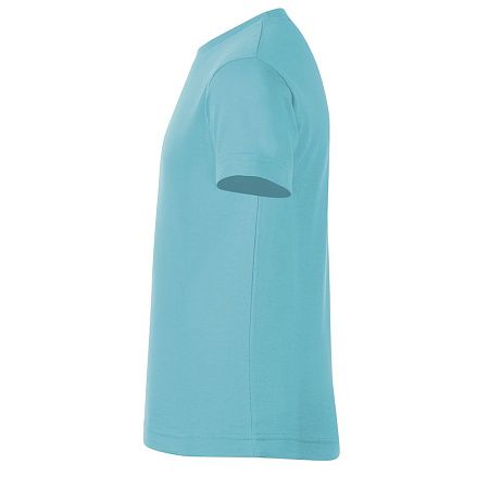 Футболка детская Regent Fit Kids, бирюзовая, размер 4 года (96-104 см)
