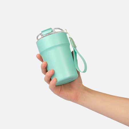 Термокружка вакуумная Монако (Monaco), аква