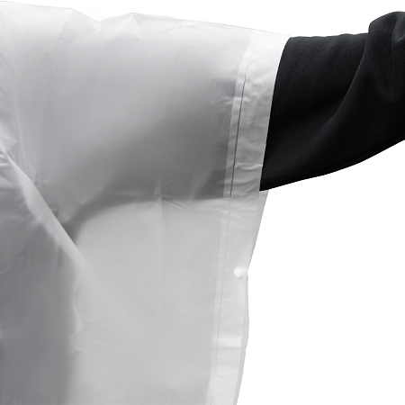 Дождевик пончо Budget туристический один размер, белый