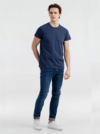 Футболка мужская Regent Fit 150, синий меланж, размер XL