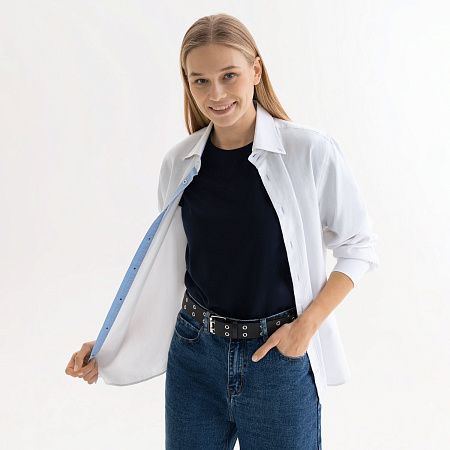 Футболка унисекс Крис (Kris), 150 гр., темно-синяя, размер M
