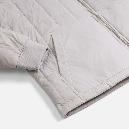 Куртка унисекс Warmbridge, светло-серая, размер M