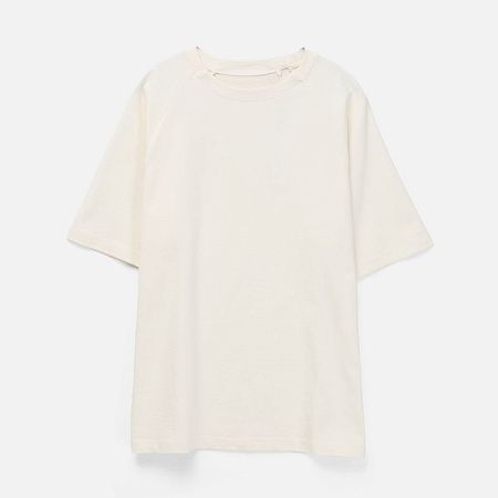 Футболка оверсайз унисекс Avenu, молочно-белая, размер XS/S