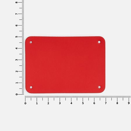 Лейбл Eta Soft Touch, XL, красный