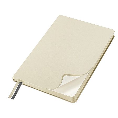Ежедневник Flexy Velours de soie  А5, бежевый, недатированный, в гибкой обложке