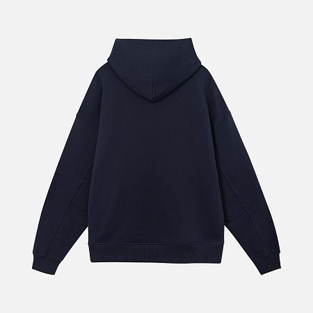 Худи оверсайз унисекс Фьюжн (Fusion), темно-синий, размер XS/S