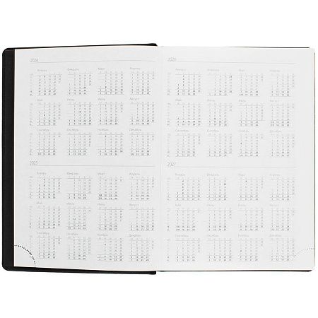 Ежедневник Mobile на заказ, недатированный, черно-оранжевый