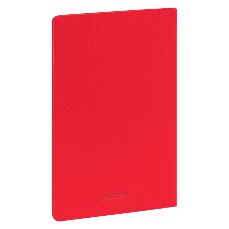 Блокнот Корса слим (Corsa slim), красный