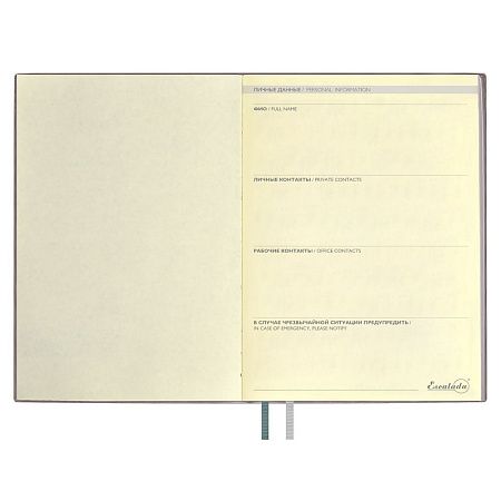 Ежедневник Avila, недатированный, серый