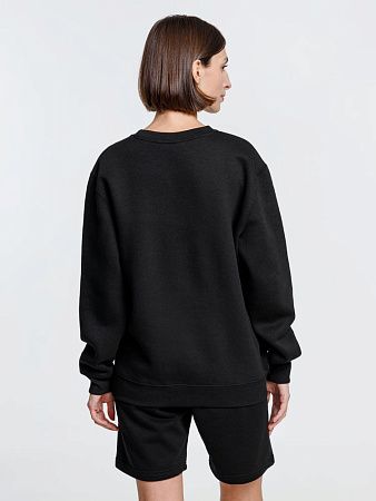 Свитшот унисекс Delta, черный, размер S