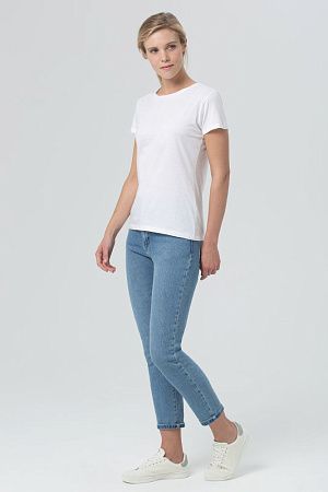 Футболка женская Miss 150, белая, размер S