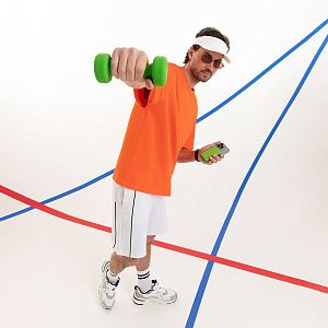 Футболка унисекс Раст Нео (Rust Neo), 240 гр., голубой, размер XS/S под нанесение