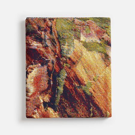 Плед Multicolor Net на заказ, S, полушерсть