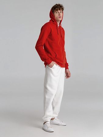 Толстовка на молнии с капюшоном Siverga Heavy 2.0, красная, размер S