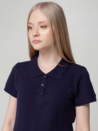 Рубашка поло женская Virma Lady, темно-синяя, размер XXL