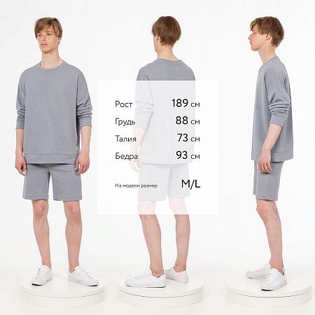 Свитшот унисекс S2, серый, размер XL/2XL