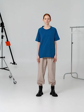 Футболка унисекс Vozduh 1.0, синяя, размер S