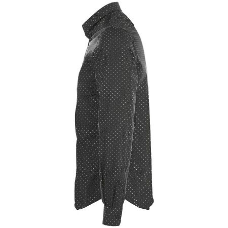 Рубашка мужская Becker Men, белая с темно-синим, размер 3XL