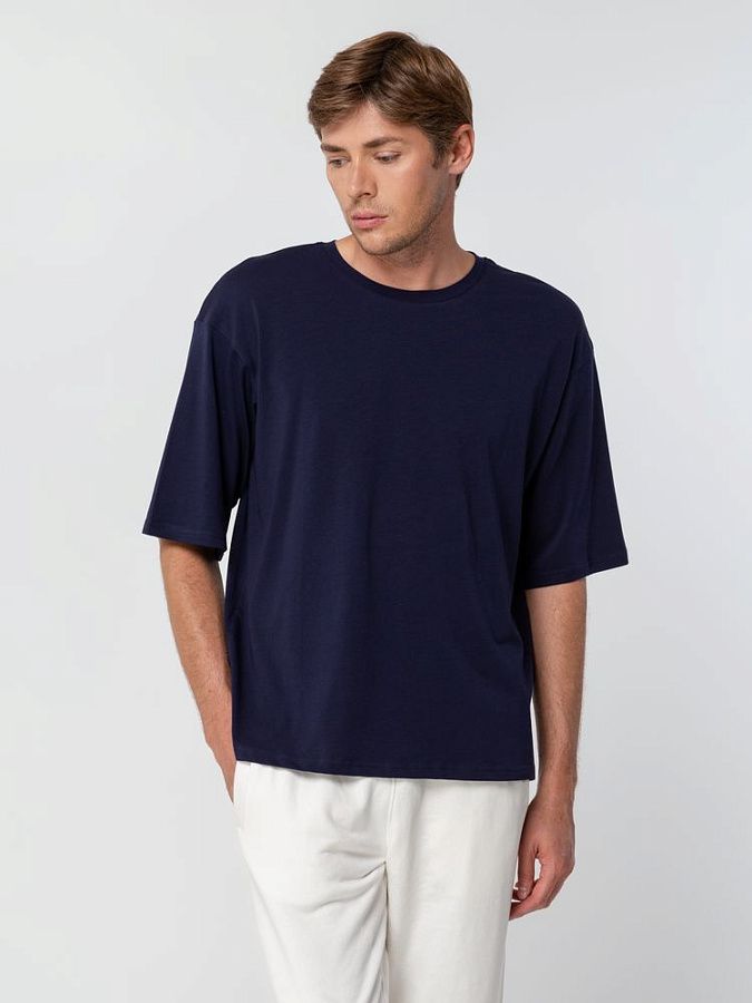 Футболка унисекс оверсайз Street Vibes, черная под нанесение