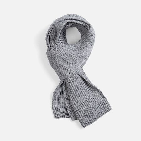 Набор Nordkyn Full Set с шарфом, светло-серый меланж, размер S/M