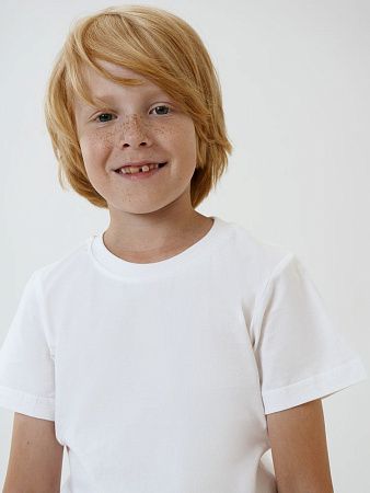 Футболка детская T-Bolka Kids, белая (белоснежная), размер 10 лет (130-140 см)