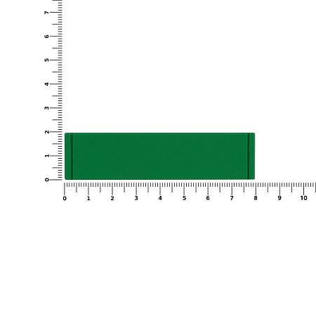 Лейбл из ПВХ Dzeta, S, зеленый