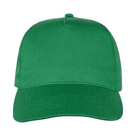 Кепка 5-панельная Lester Velcro 180, ярко-зеленая