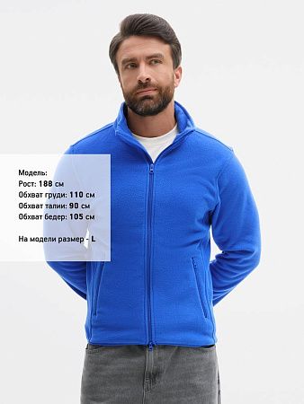 Куртка флисовая унисекс Ben Mac, синяя, размер S