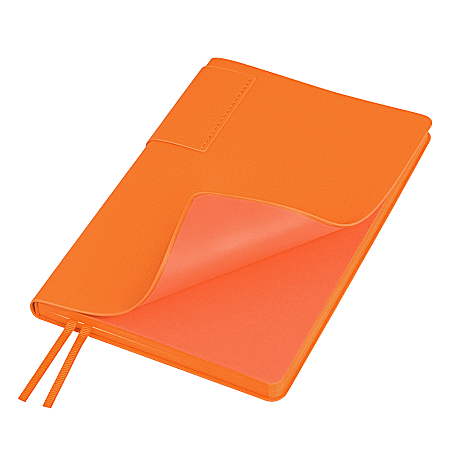 Ежедневник Flexy Star Sivilia А5, оранжевый, недатированный, в гибкой обложке