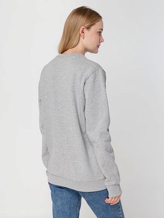 Толстовка Unit Toima Heavy, серый меланж, размер XS