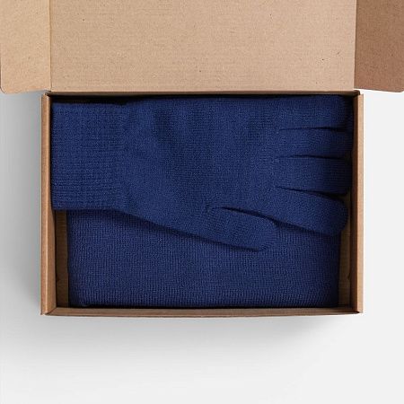 Набор Knit Warm, синий