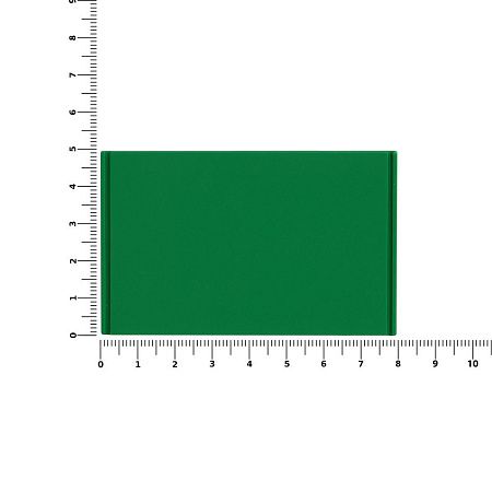 Лейбл из ПВХ Dzeta, XL, зеленый