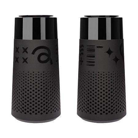 Очиститель воздуха с подсветкой Пьюр (Pure), черный