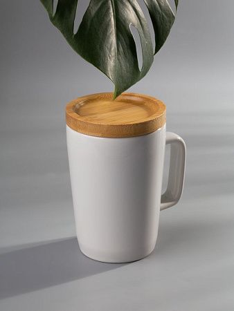 Кружка Vierra с крышкой-костером, белая