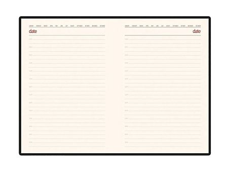 Ежедневник недатированный А5 «Senate» с магнитным клапаном