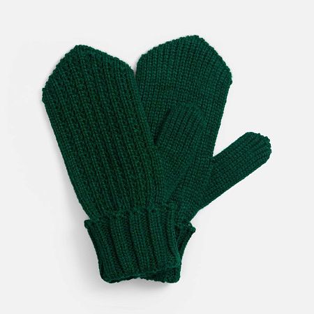 Варежки Nordkyn, темно-зеленые, размер S/M