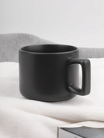 Чашка Jumbo в коробке матовая, темно-серая