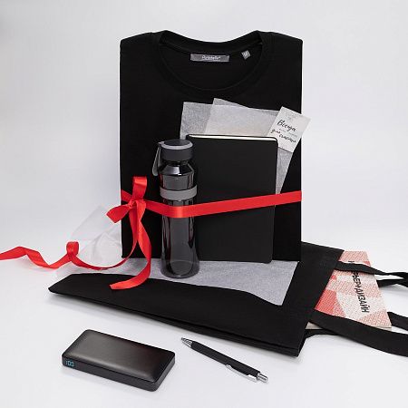 Бутылка для воды Джамп (Jump), черная