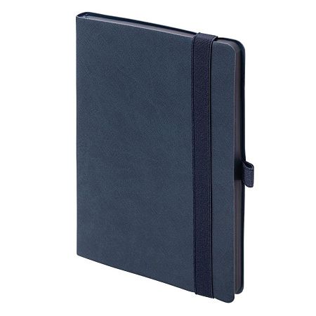 Ежедневник Flexy Line Linen А5, красный/красный, недатированный, в гибкой обложке, с резинкой и петлей для ручки