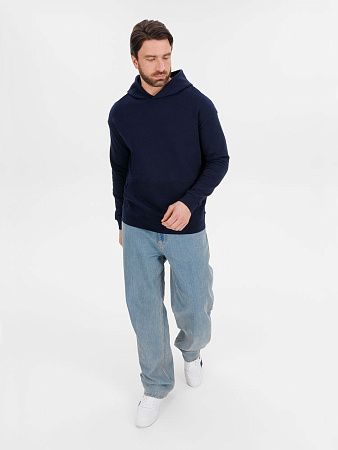 Худи оверсайз унисекс Outshine, темно-синее, размер XS/S