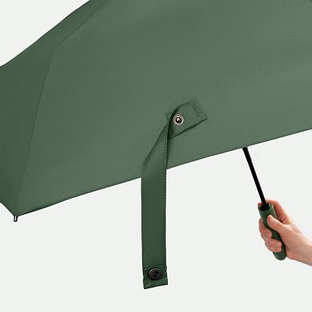 Зонт складной Азимут (Azimut), зеленый