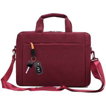 Сумка для ноутбука L225, бордовая